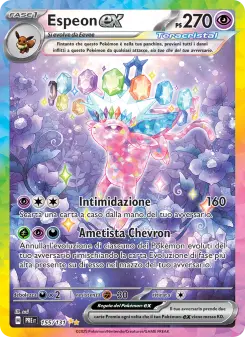 Espeon-ex, Evoluzioni Prismatiche No. 155 Holo