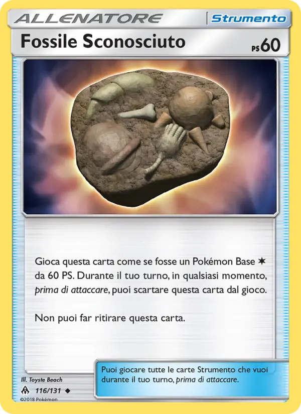 Fossile Sconosciuto, Apocalisse Di Luce No. 116
