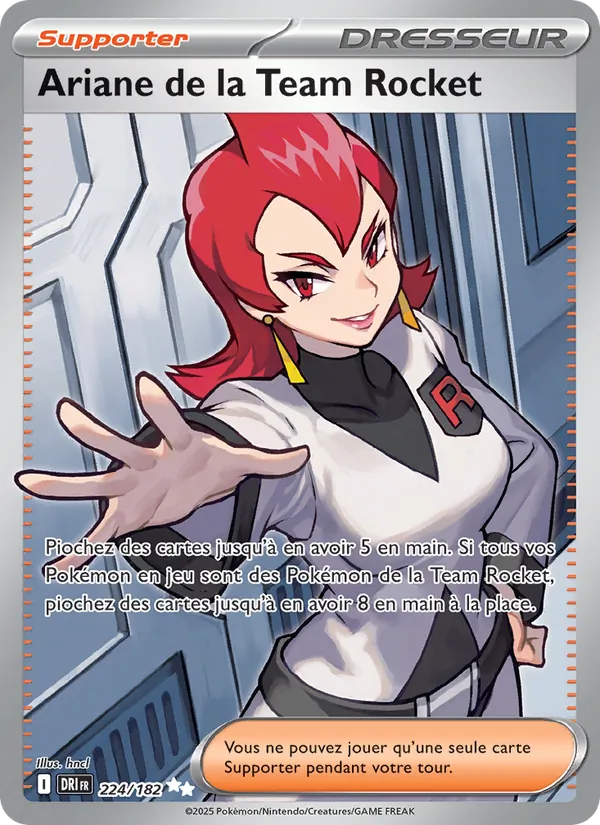 Ariane de la Team Rocket, Rivalités Destinées No. 224