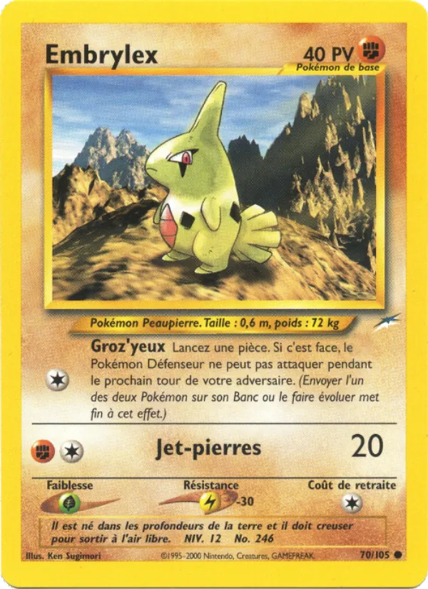 Embrylex, Neo Destiny No. 70