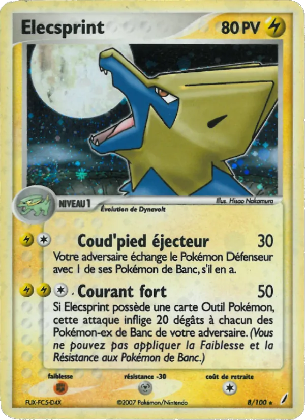Elecsprint, EX Gardiens de Cristal Nº 8