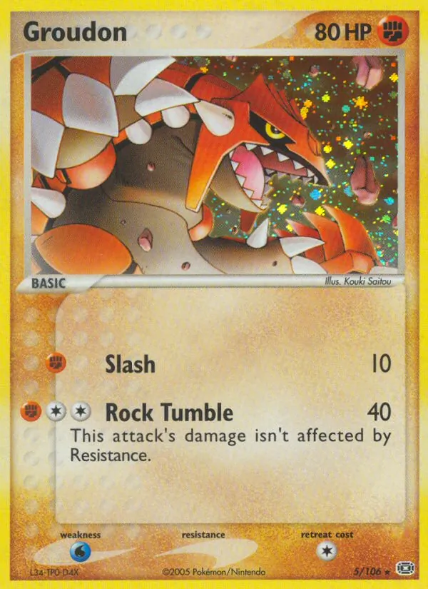 Groudon, Emerald Nº 5
