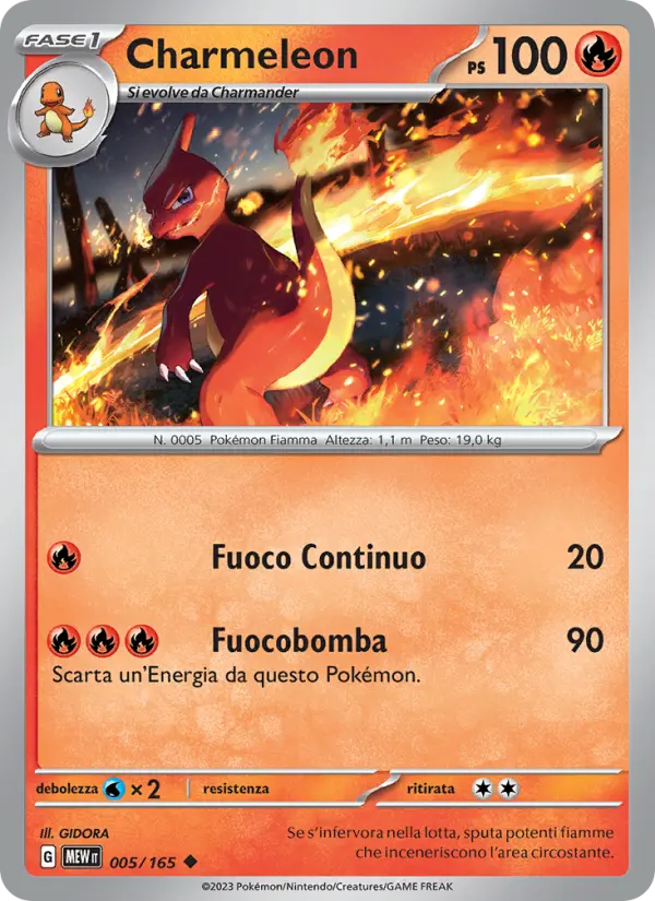 Charmeleon, 151 Nº 005