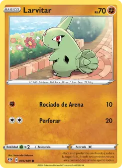Larvitar, Oscuridad Incandescente Nº 86 Normal