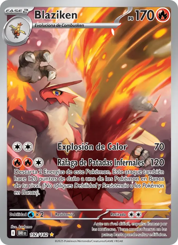 Blaziken, Rivales Predestinados No. 192