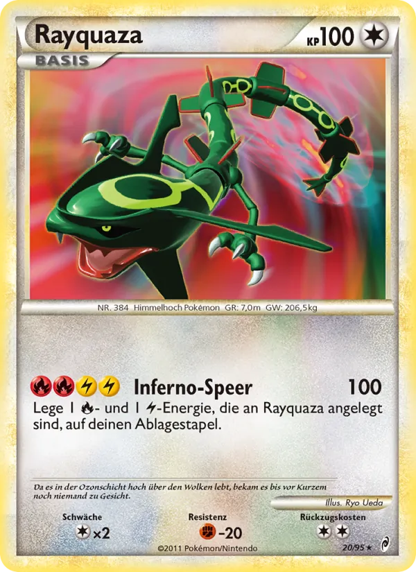 Rayquaza, Ruf der Legenden Nº 20