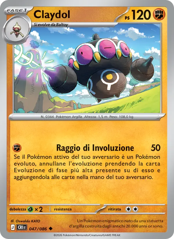 Claydol, Caos Nascente No. 047