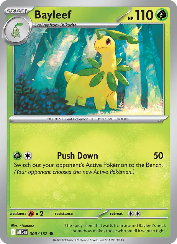 Bayleef, Mega Evolution No. 009