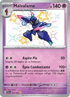 Malvalame, Destinées de Paldea No. 162 Holo