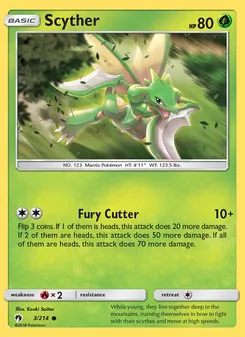 Scyther, Lost Thunder No. 3