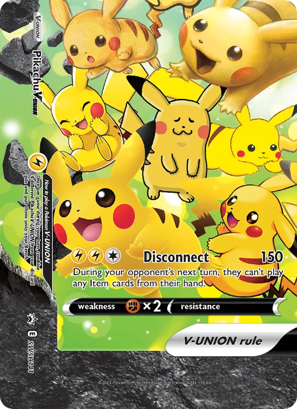 Pikachu V-UNION, SWSH Black Star Promos No. SWSH141