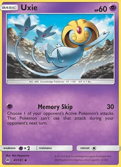 Uxie, Forbidden Light No. 41 Normal