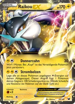 Raikou-EX, Erfoscher der Finsternis Nº 38 Normal