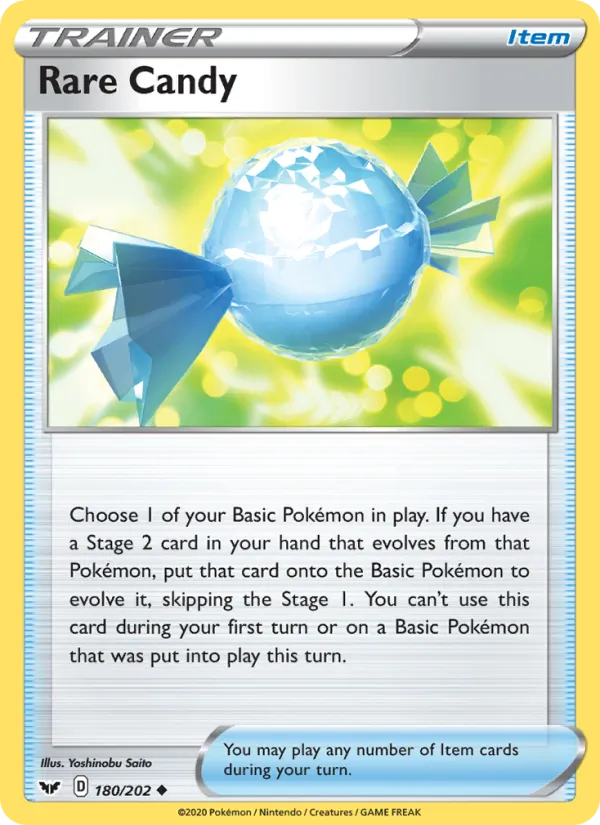 Rare Candy, Sword & Shield No. 180