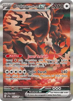 Ursaluna Bulan Merah ex, Festival Terastal ex No. 225 Normal