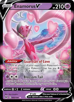 Enamorus V, Lost Origin Nº 082 Holo