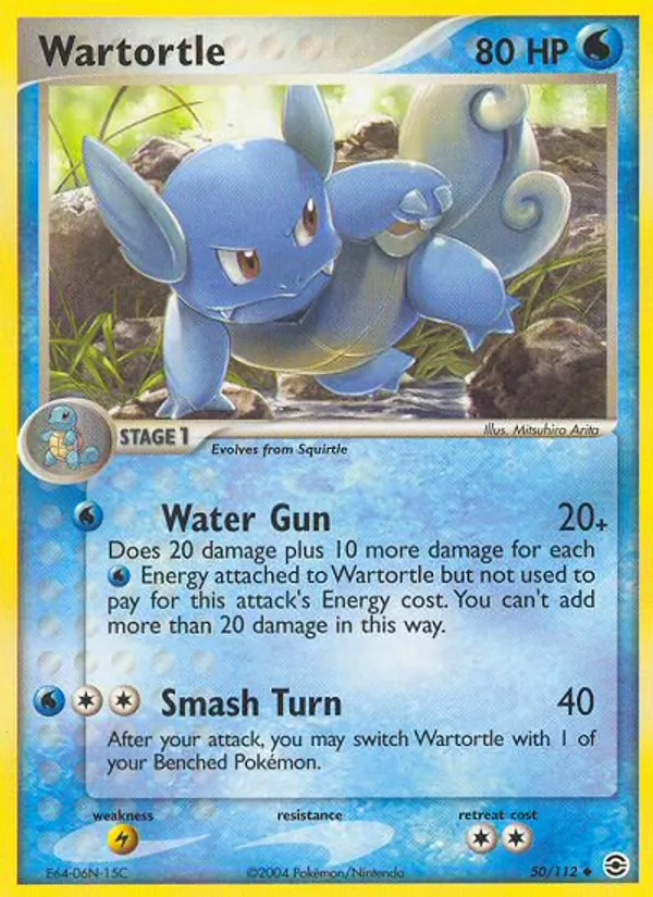 Wartortle, FireRed & LeafGreen Nº 50