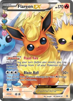 Flareon EX, Generations Nº RC28 Normal