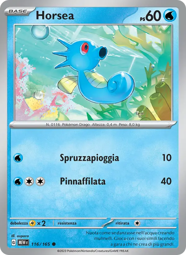Horsea, 151 Nº 116