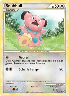 Snubbull, Ruf der Legenden Nº 71 Normal