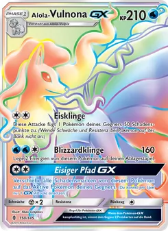 Alola Vulnona GX, Stunde der Wächter No. 150 Normal