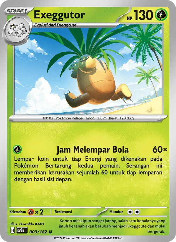 Exeggutor, Kilat Rasi No. 003