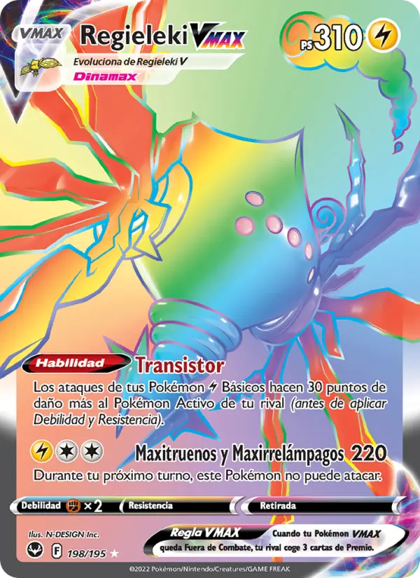 Regieleki VMAX, Tempestad Plateada No. 198