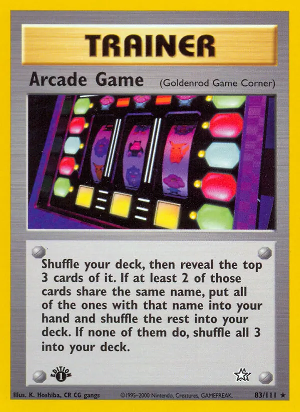 Arcade Game, Neo Genesis Nº 83