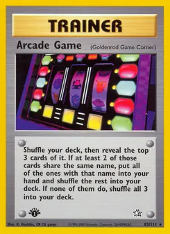 Arcade Game, Neo Genesis No. 83 Normal