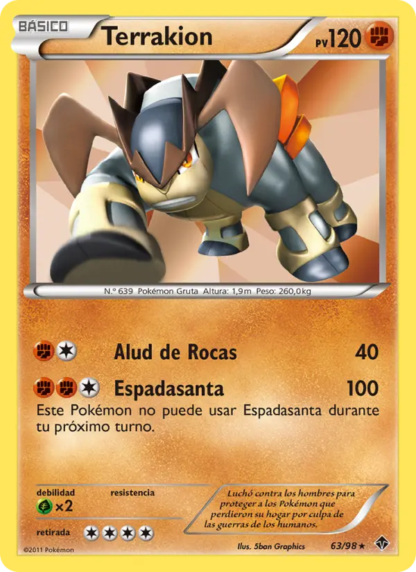 Terrakion, Fuerzas Emergentes Nº 63