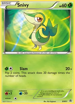 Snivy, BW Black Star Promos No. BW01