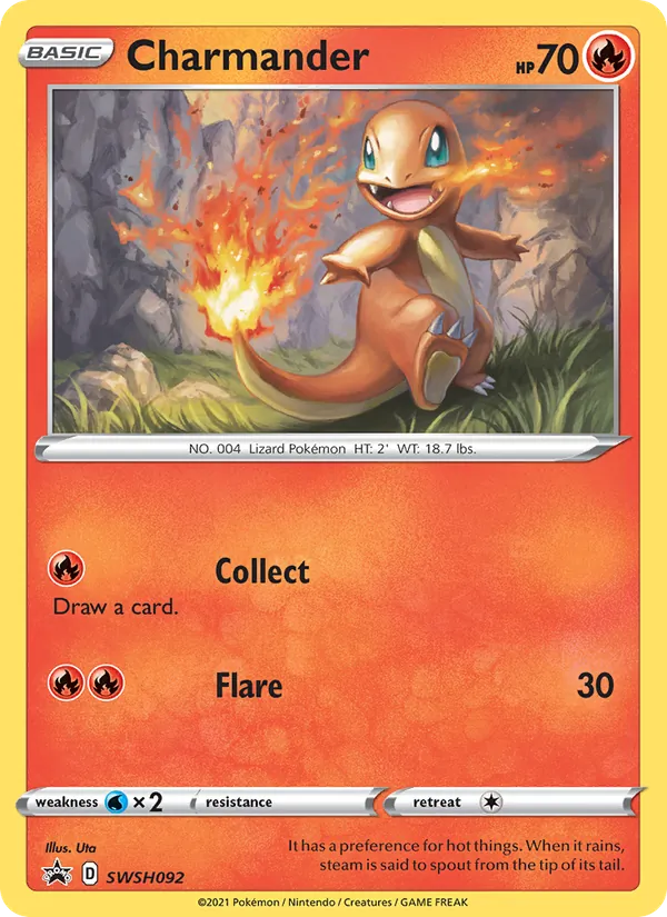 Charmander, SWSH Black Star Promos Nº SWSH092
