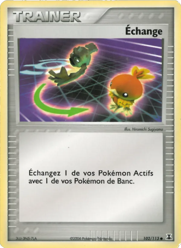 Échange, EX Espèces Delta No. 102
