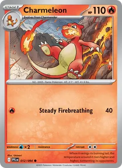 Charmeleon, Phantasmal Flames No. 012 Normal