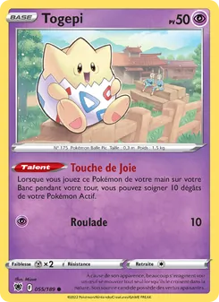 Togepi, Astres Radieux No. 055 Normal