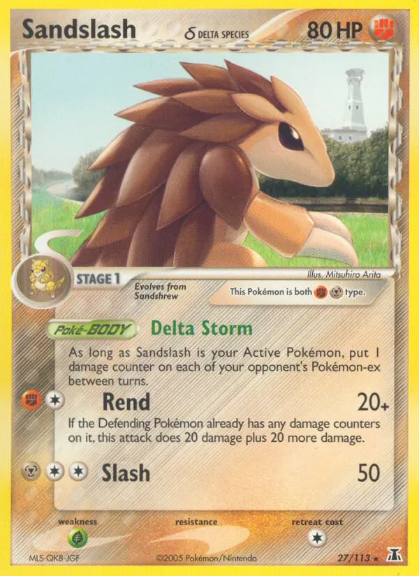 Sandslash δ, Delta Species No. 27