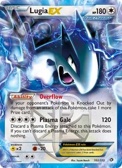Lugia-EX, Legendary Treasures Nº 102 Normal