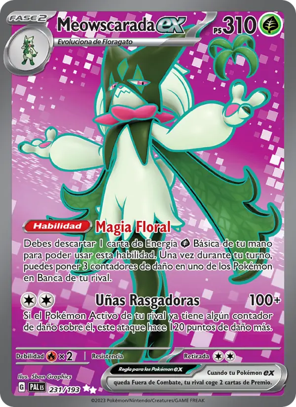 Meowscarada ex, Evoluciones en Paldea No. 231