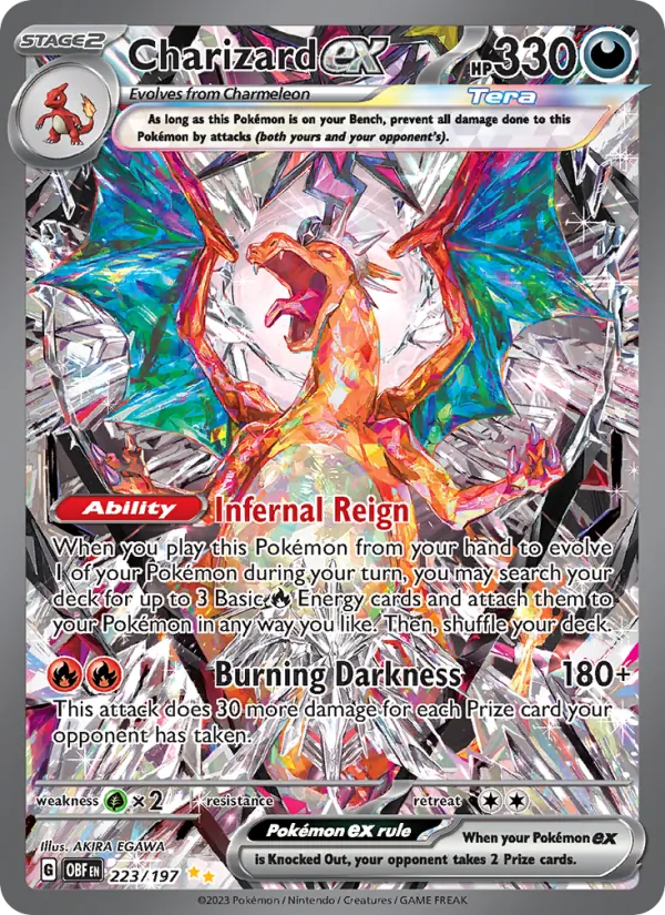 Charizard ex, Obsidian Flames Nº 223