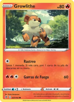Growlithe, Choque Rebelde No. 27 Normal