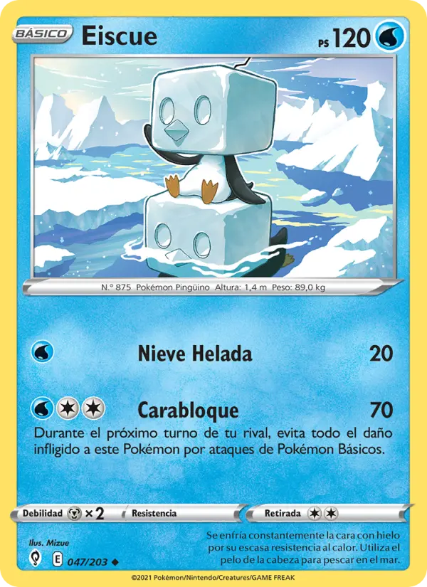Eiscue, Cielos Evolutivos Nº 47