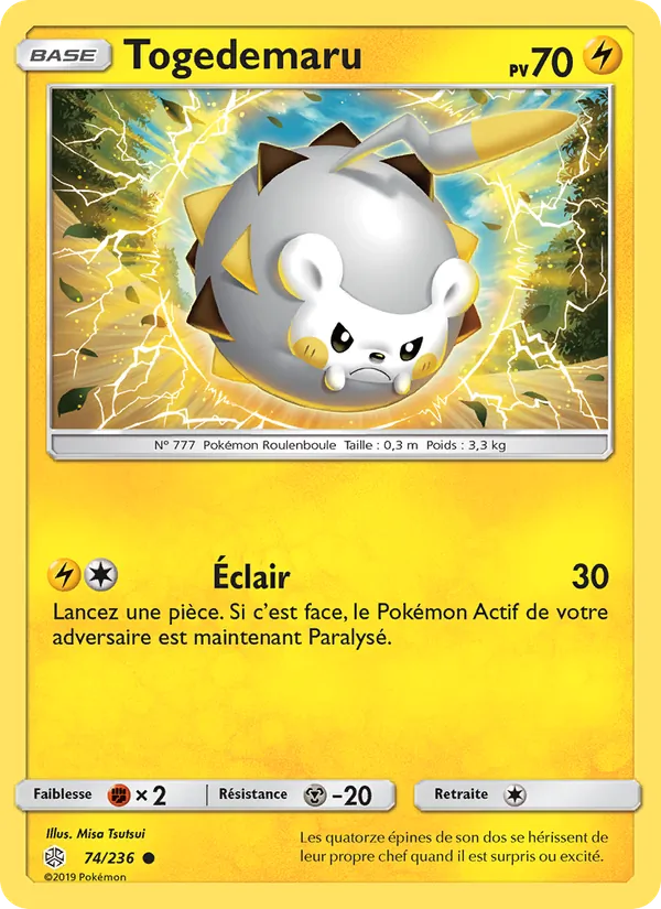 Togedemaru, Éclipse Cosmique No. 74