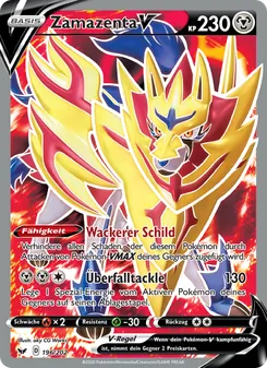 Zamazenta V, Schwert & Schild Nº 196 Holo
