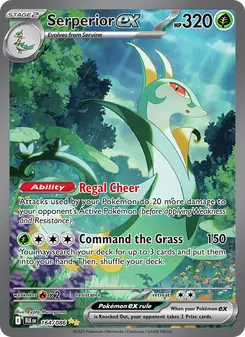 Serperior ex, Black Bolt No. 164 Holo