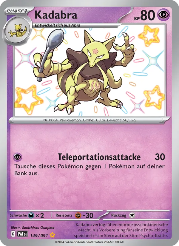 Kadabra, Paldeas Schicksale No. 149