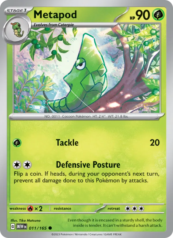 Metapod, 151 No. 011