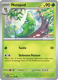 Metapod, 151 No. 011 Normal