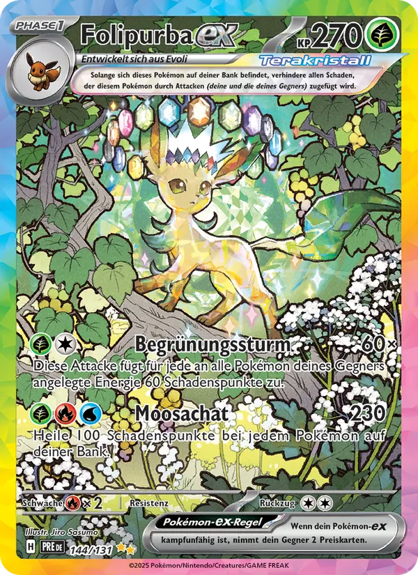 Folipurba-ex, Prismatische Entwicklungen No. 144