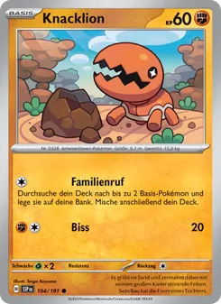 Knacklion, Stürmische Funken No. 104 Normal