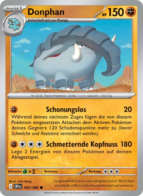Donphan, Wachsendes Chaos No. 045